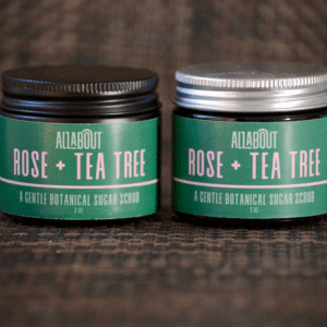 Rose + Tea Tree | A Gentle Botanical Sugar Scrub | 2 ounce